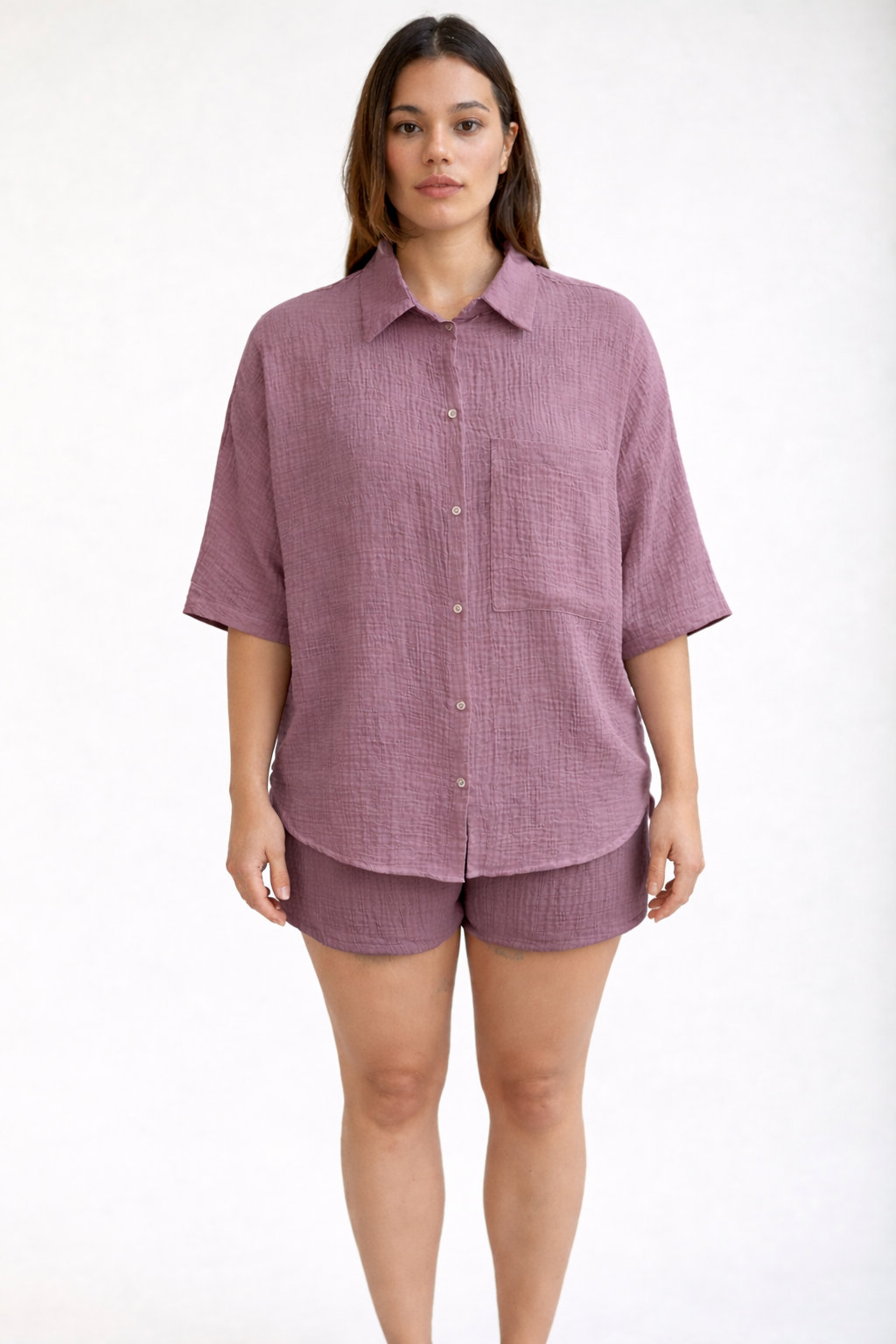 Chemise Cagliari en gaze de cotton biologique