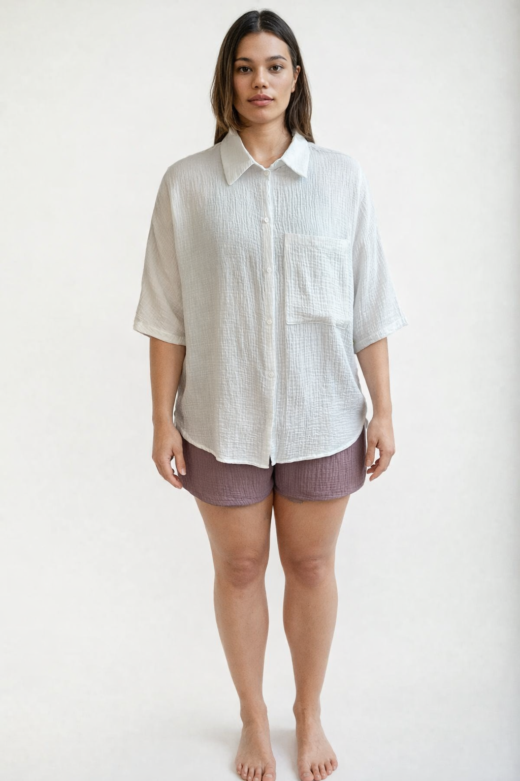 Chemise Cagliari en gaze de cotton biologique
