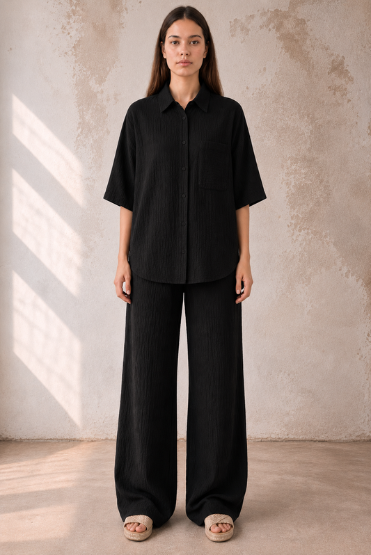 Chemise Cagliari en gaze de cotton biologique