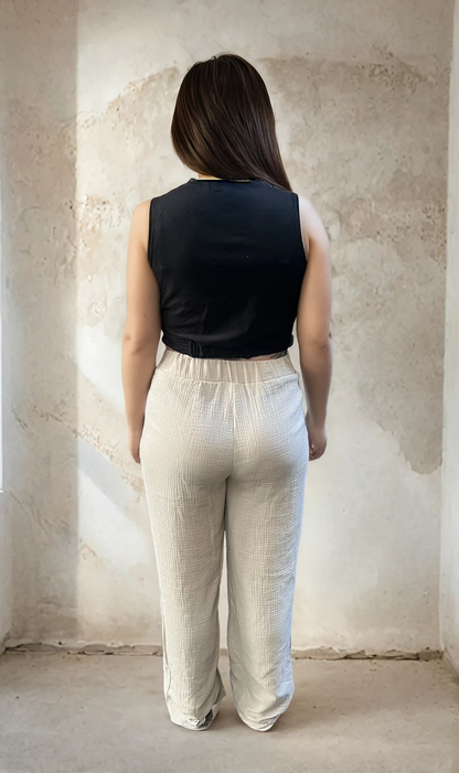 Olbia shorts in organic cotton gauze