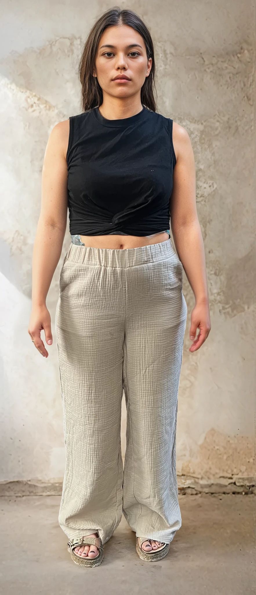 Olbia shorts in organic cotton gauze