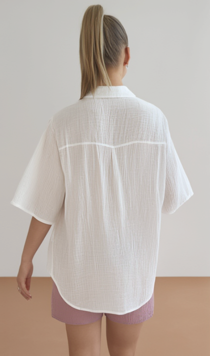 Chemise Cagliari en gaze de cotton biologique