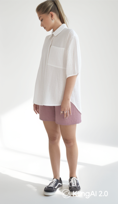 Chemise Cagliari en gaze de cotton biologique