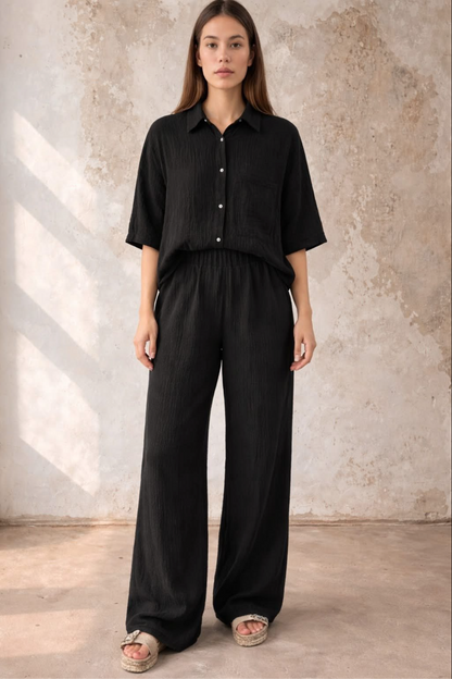 Lula Pants en gaze de coton biologique
