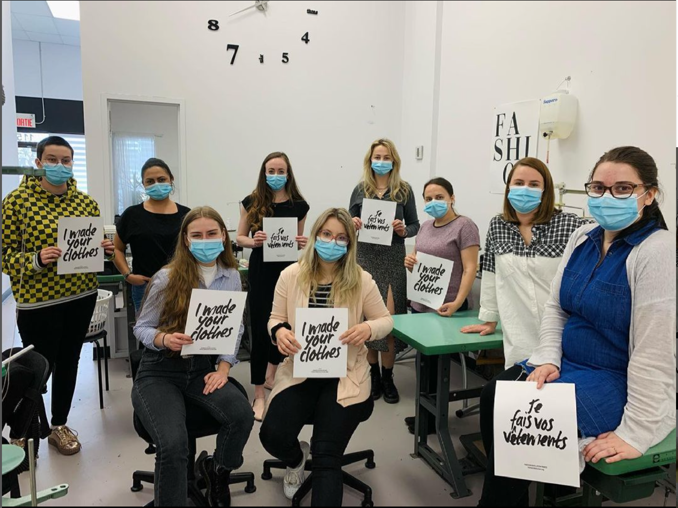 Production locale des vêtements Edge au Québec, favorisant l'économie locale, réduisant l'empreinte carbone et valorisant le travail des artisans.